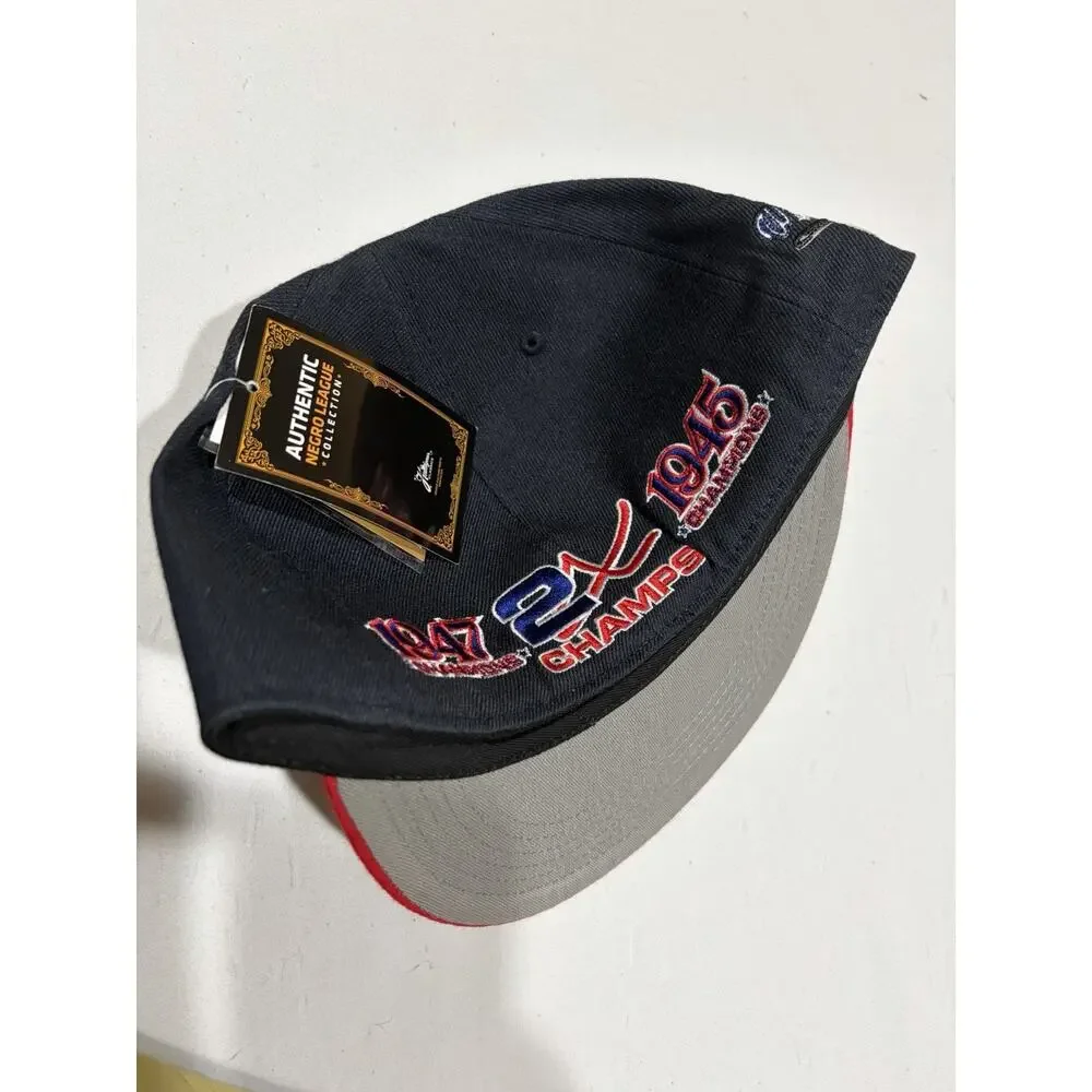 CLEVELAND BUCKEYES NEGRO LEAGUE BASEBALL WORLD SERIES FITTED 7 3/8 HAT NWT